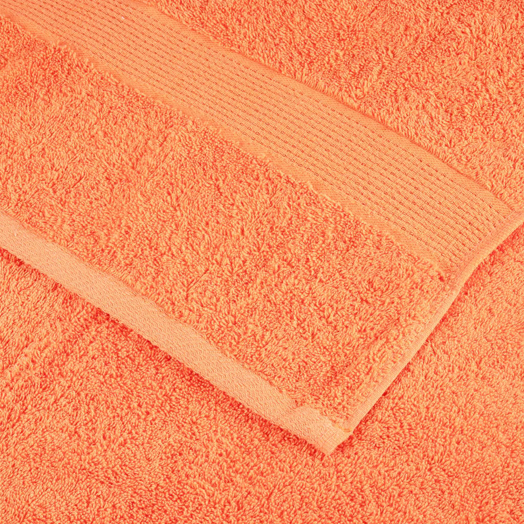 saunahåndklæder SOLUND 4 stk. Premium 80x200 cm 600 g/m2 orange
