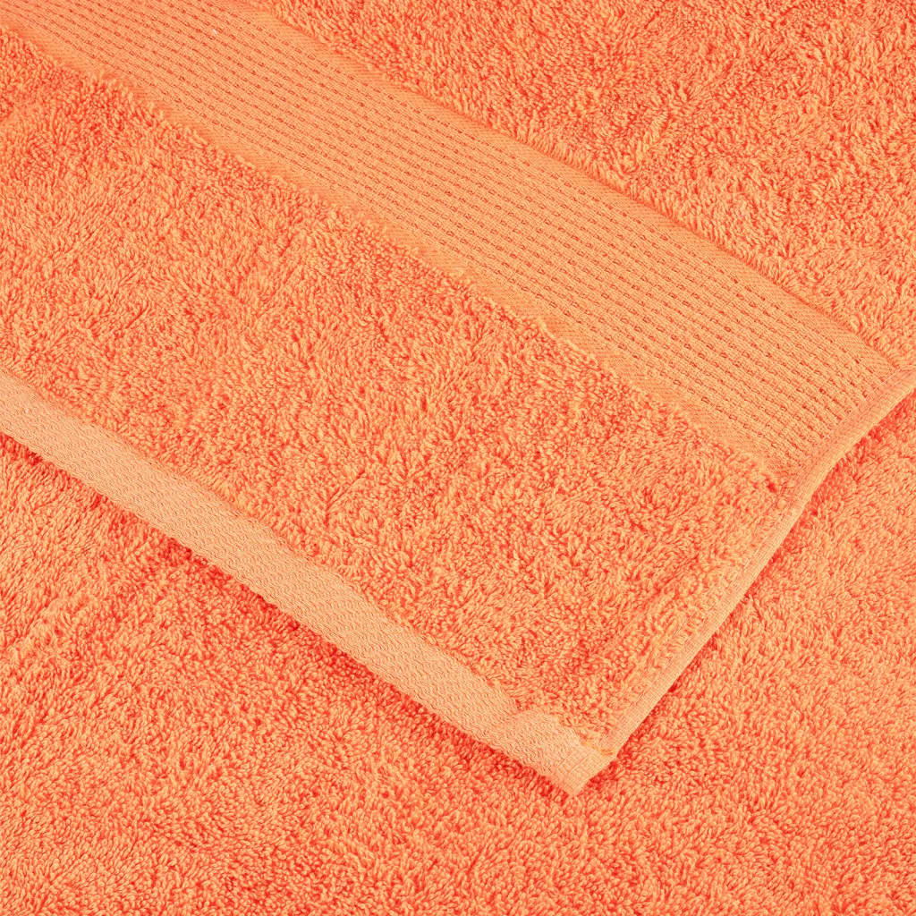 håndklæder SOLUND 10 stk. Premium 100x200 cm 600 g/m2 orange