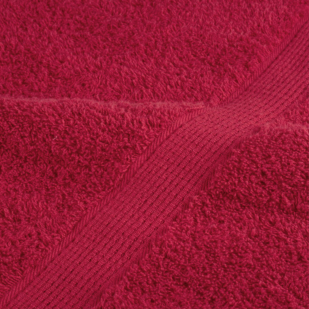Premium badehåndklæder SOLUND 4 stk. rød 100x150 cm 600 gsm