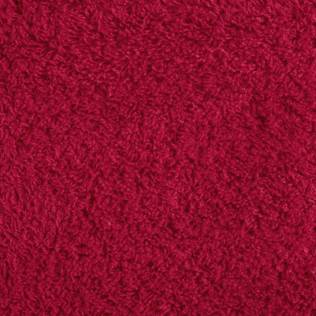 Premium badehåndklæder SOLUND 10 stk. rød 100x150 cm 600 gsm