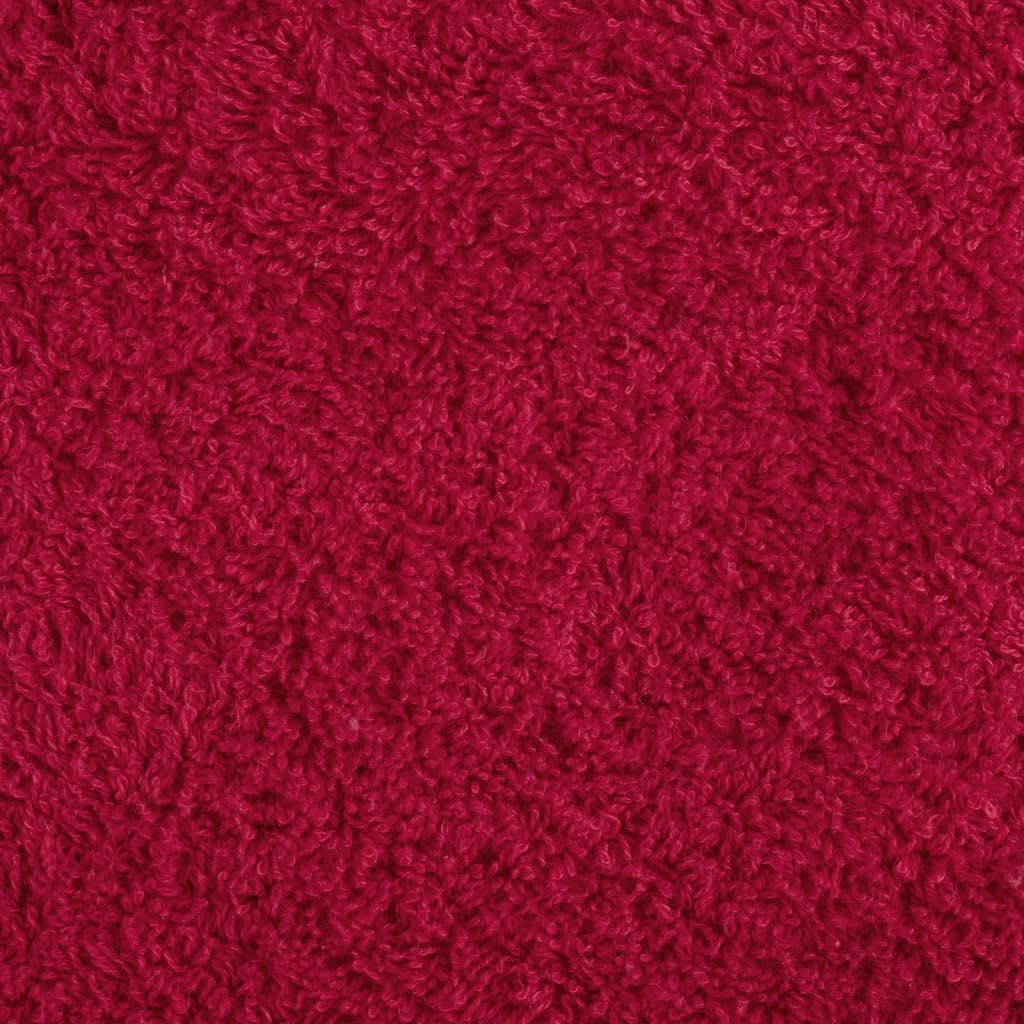 saunahåndklæder SOLUND 4 stk. Premium 80x200 cm 600 g/m2 rød