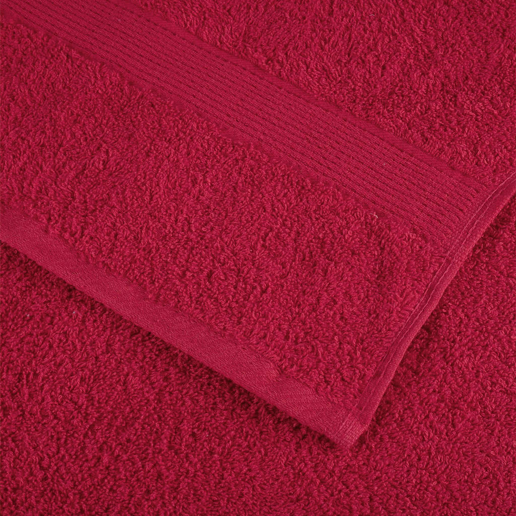 saunahåndklæder SOLUND 10 stk. Premium 80x200 cm 600 g/m2 rød