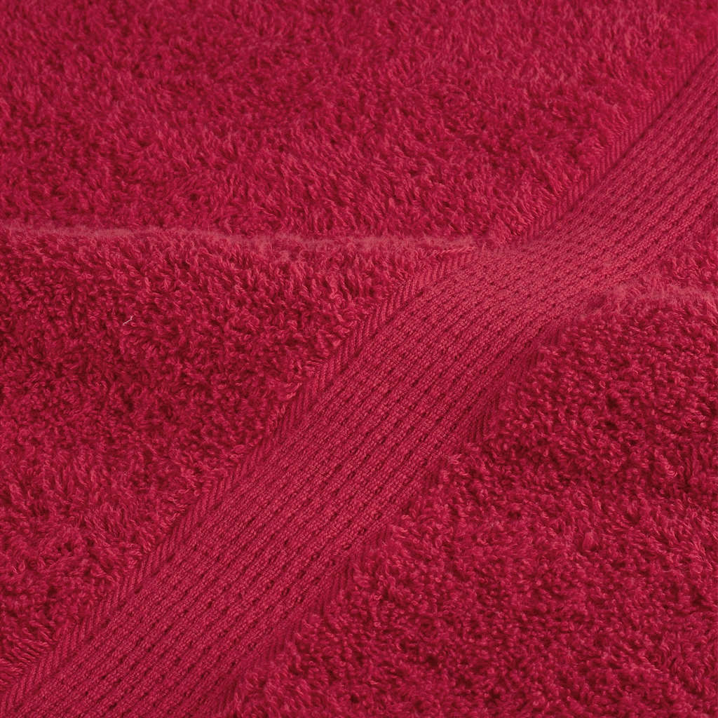 saunahåndklæder SOLUND 10 stk. Premium 80x200 cm 600 g/m2 rød