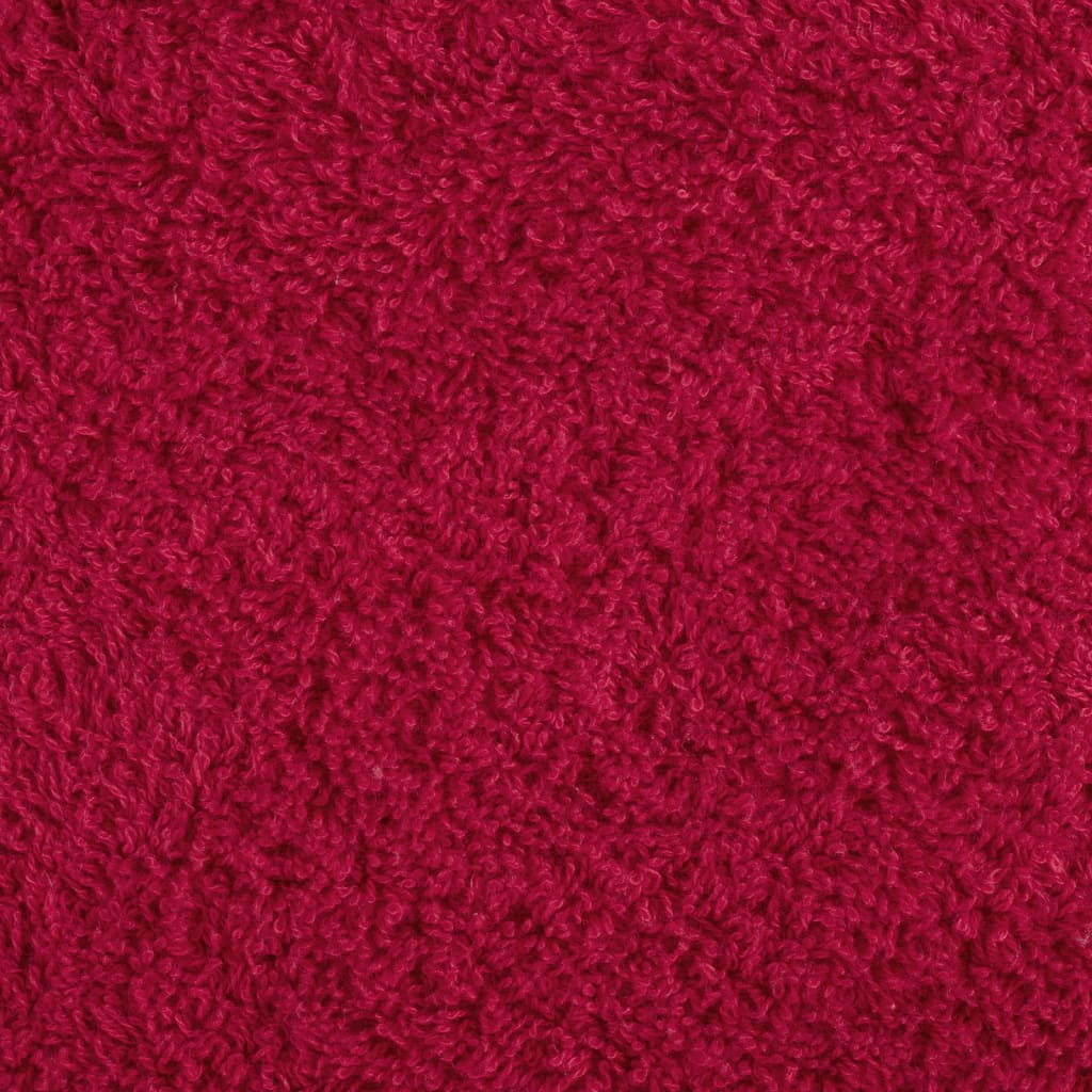 håndklæder SOLUND 10 stk. Premium 100x200 cm 600 g/m2 rød