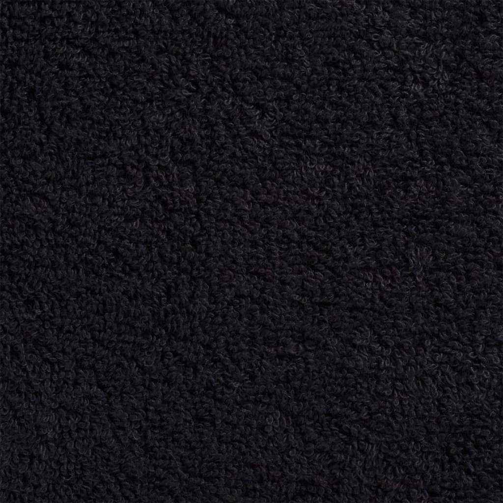 Gæstehåndklæde SOLUND 10 stk. Sort 15 x 21 cm 550 gsm