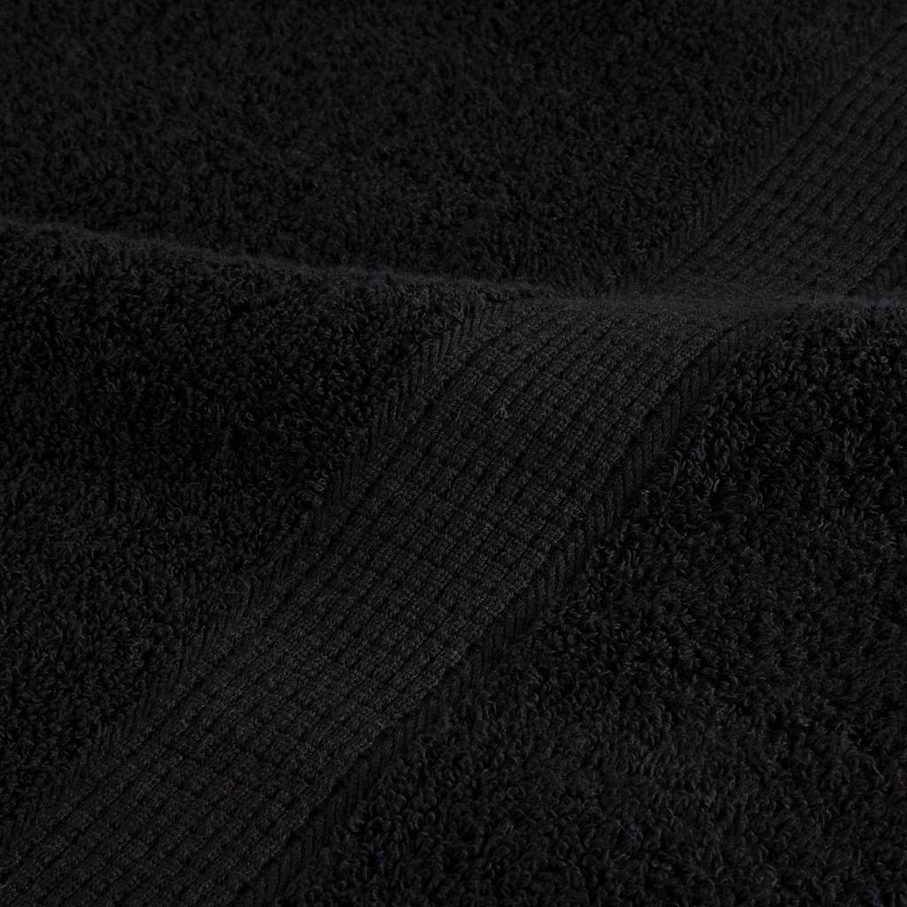 Premium vaskehåndklæder SOLUND 4 stk. sorte 30x30 cm 600 gsm