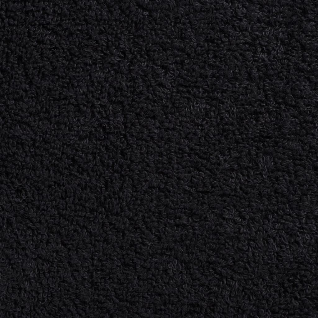gæstehåndklæder SOLUND 4 stk. Premium 30x50 cm 600 g/m2 sort