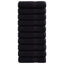 håndklæder SOLUND 10 stk. Premium 50x100 cm 600 g/m2 sort