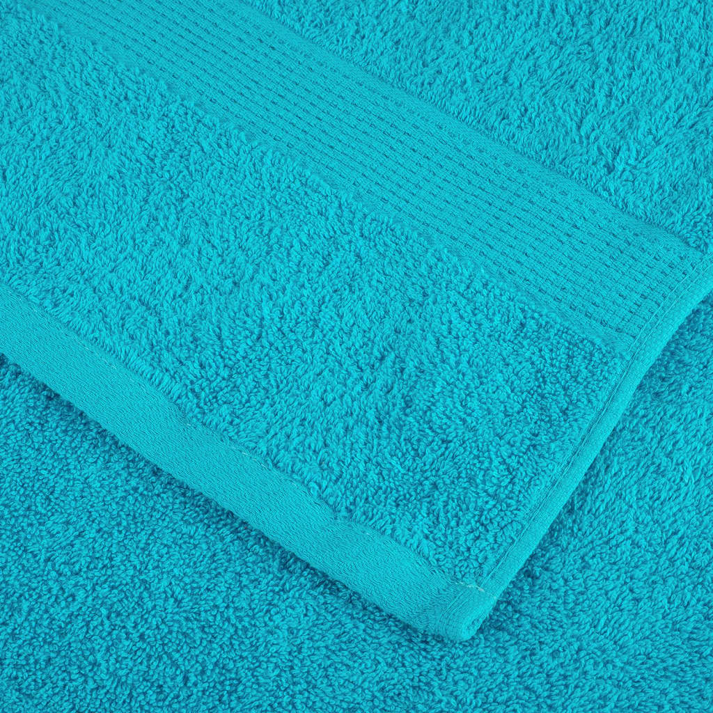 saunahåndklæder SOLUND 4 stk. Premium 80x200 cm 600 g/m2 turkis