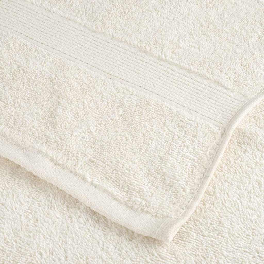 Gæstehåndklæde SOLUND 2 stk. Creme 15 x 21 cm 550 gsm