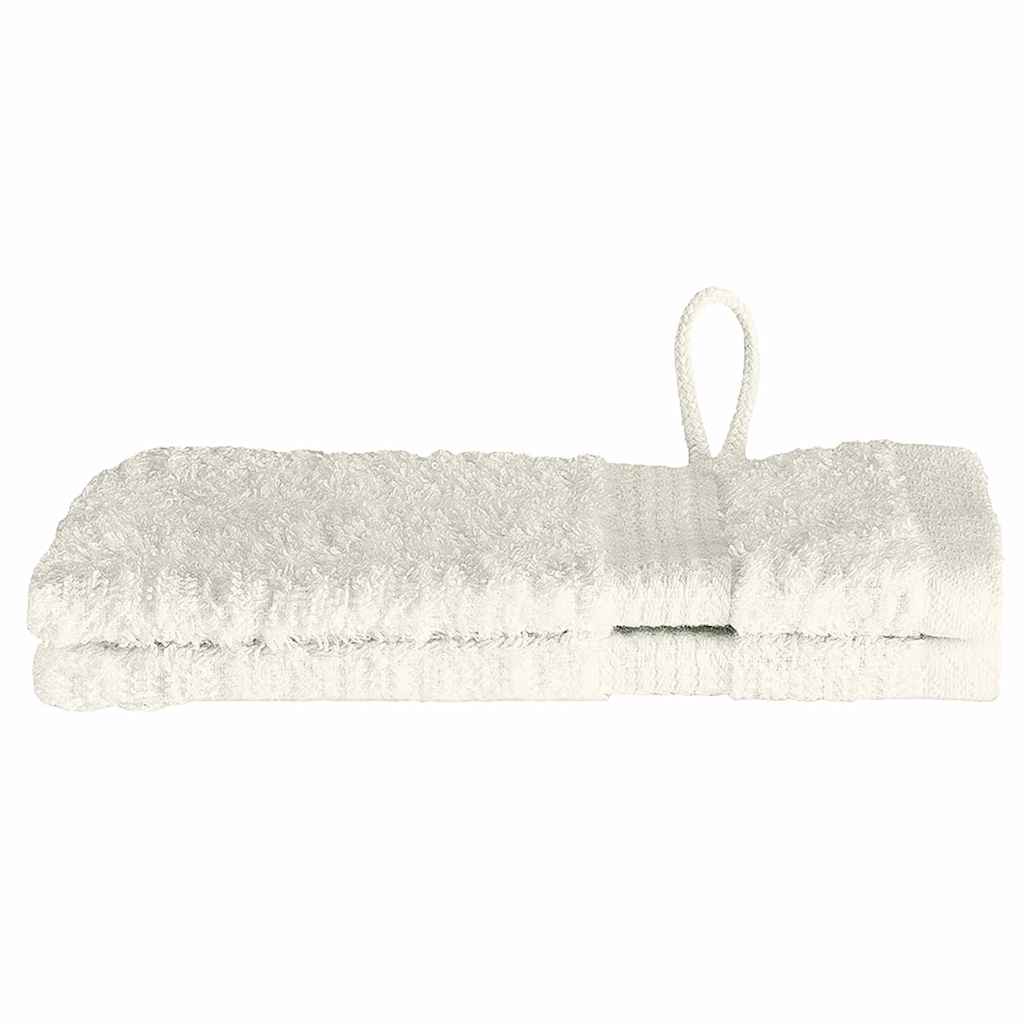 Gæstehåndklæde SOLUND 2 stk. Creme 15 x 21 cm 550 gsm
