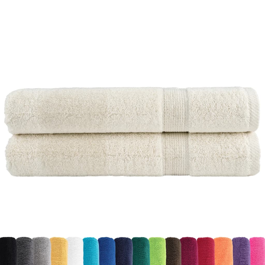saunahåndklæder SOLUND 2 stk. Premium 80x200 cm 600 g/m2