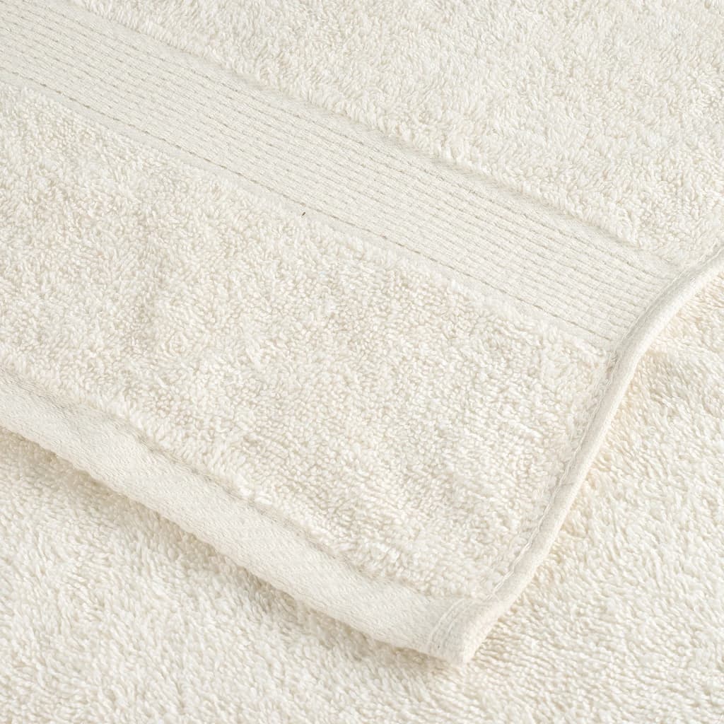 håndklæder SOLUND 2 stk. Premium 100x200 cm 600g/m2 cremefarvet