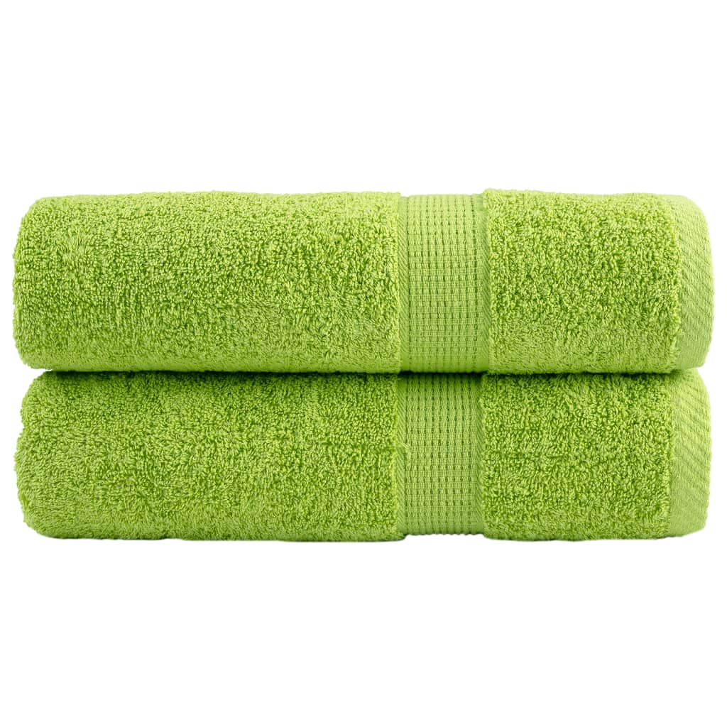 håndklæder SOLUND 2 stk. Premium 50x100 cm 600 g/m2 æblegrøn