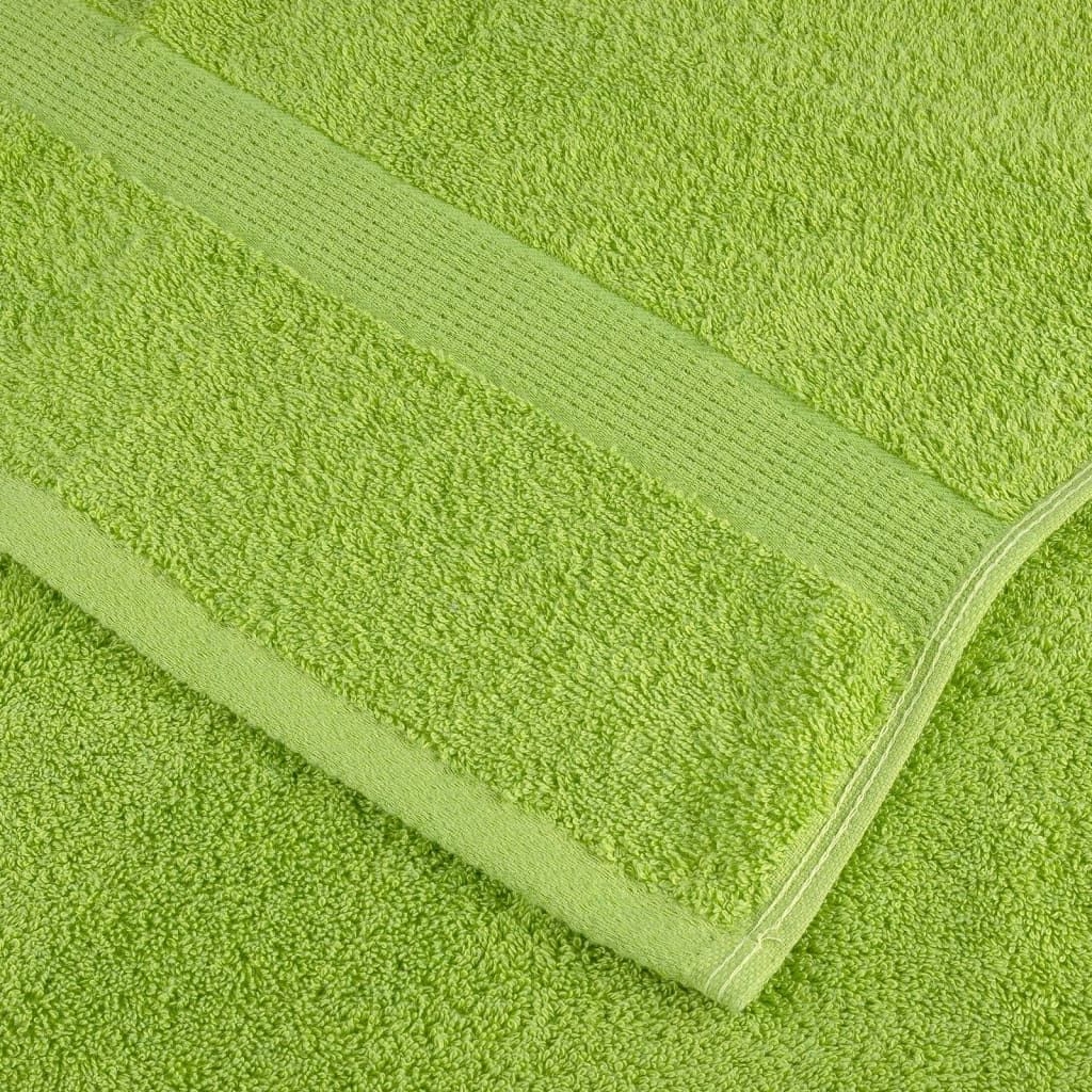 håndklæder SOLUND 2 stk. Premium 100x200 cm 600 g/m2 æblegrøn