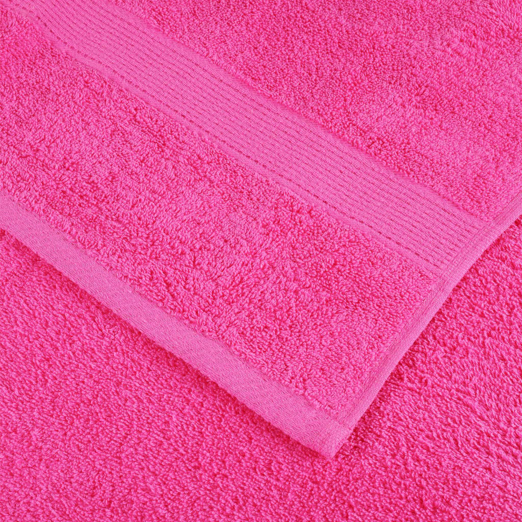 håndklæder SOLUND 2 stk. Premium 100x200 cm 600 g/m2 pink