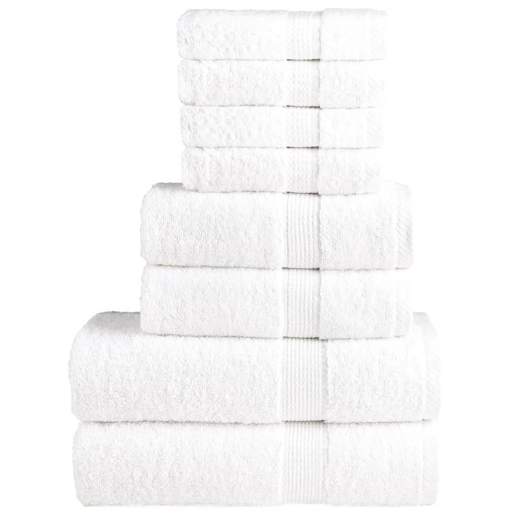 håndklæder 8 stk. Premium SOLUND 600 g/m2 hvid