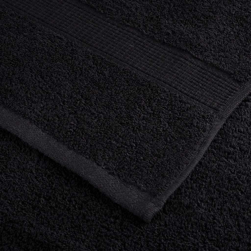 håndklæder 8 stk. Premium SOLUND 600 g/m2 sort