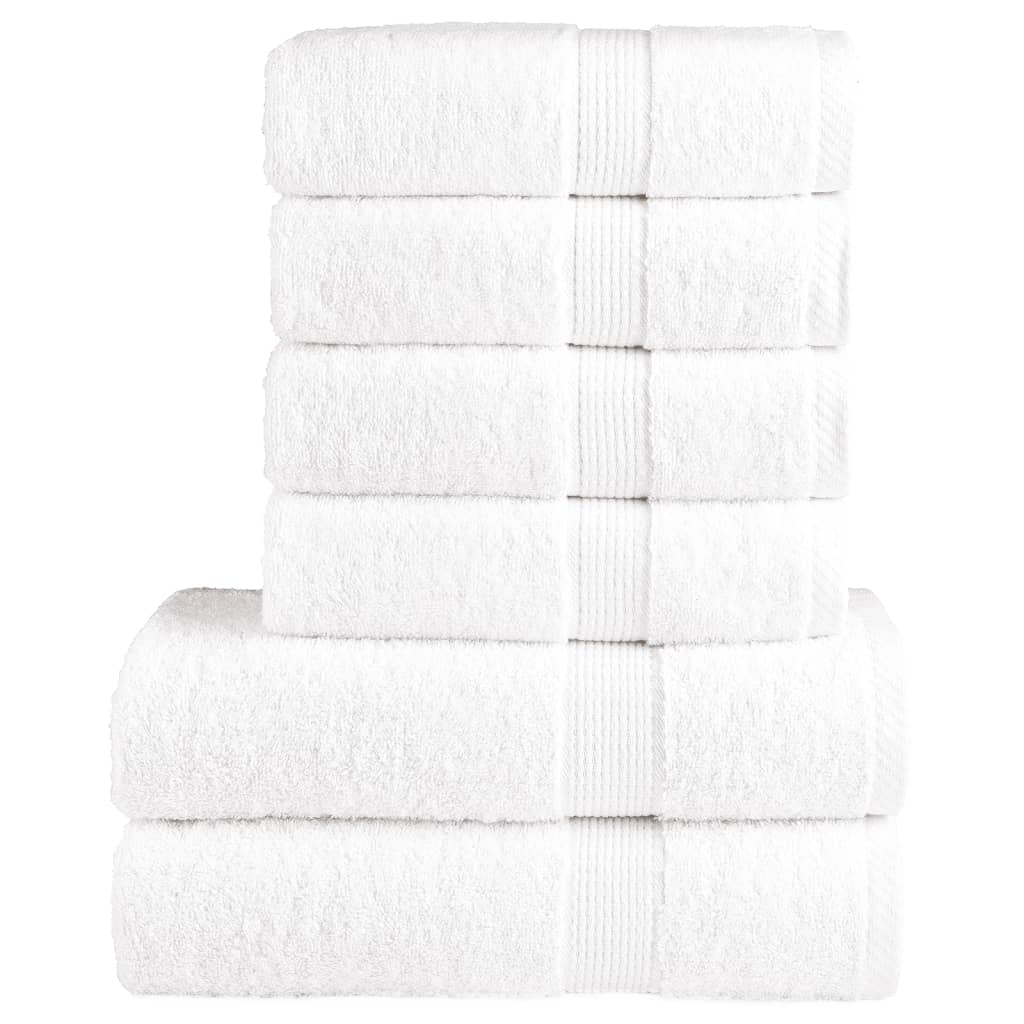 håndklæder 6 stk. Premium SOLUND 600 g/m2 hvid
