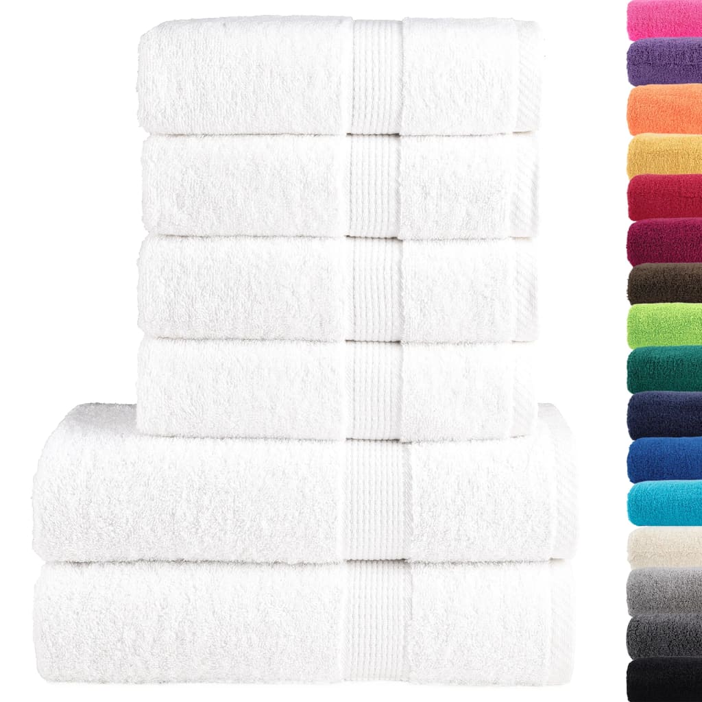 håndklæder 6 stk. Premium SOLUND 600 g/m2 hvid