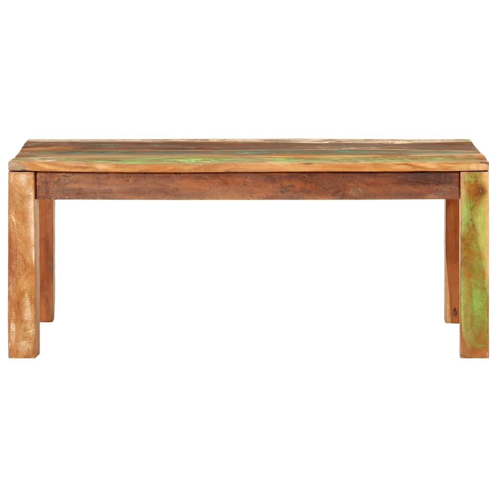 sofabord 110x55x40 cm Massivt genvundet træ