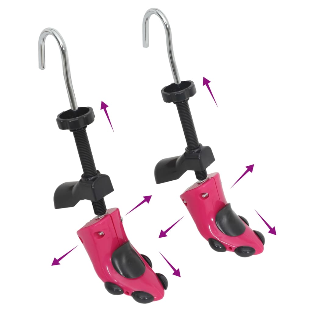 skotræer med skohorn str. 34-40 plast pink