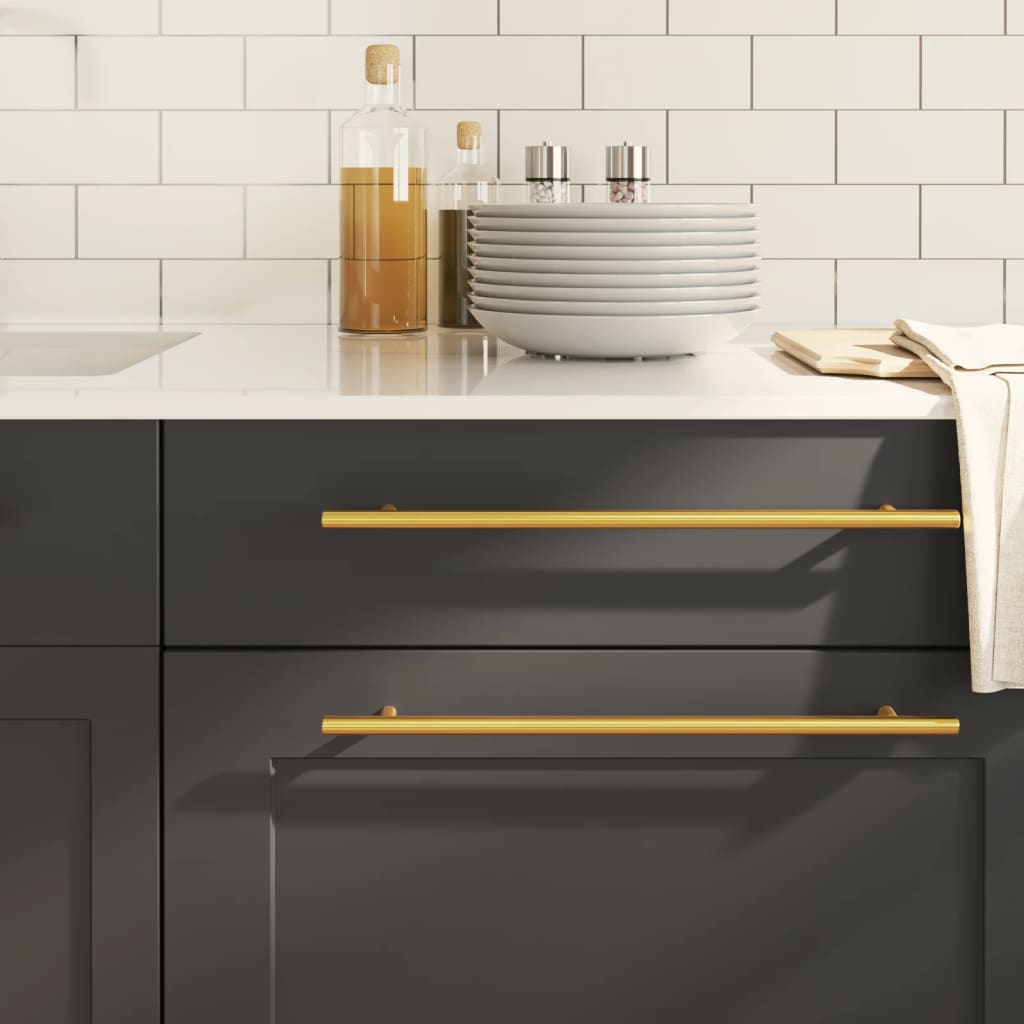 skabshåndtag 20 stk. 320 mm rustfrit stål guldfarvet