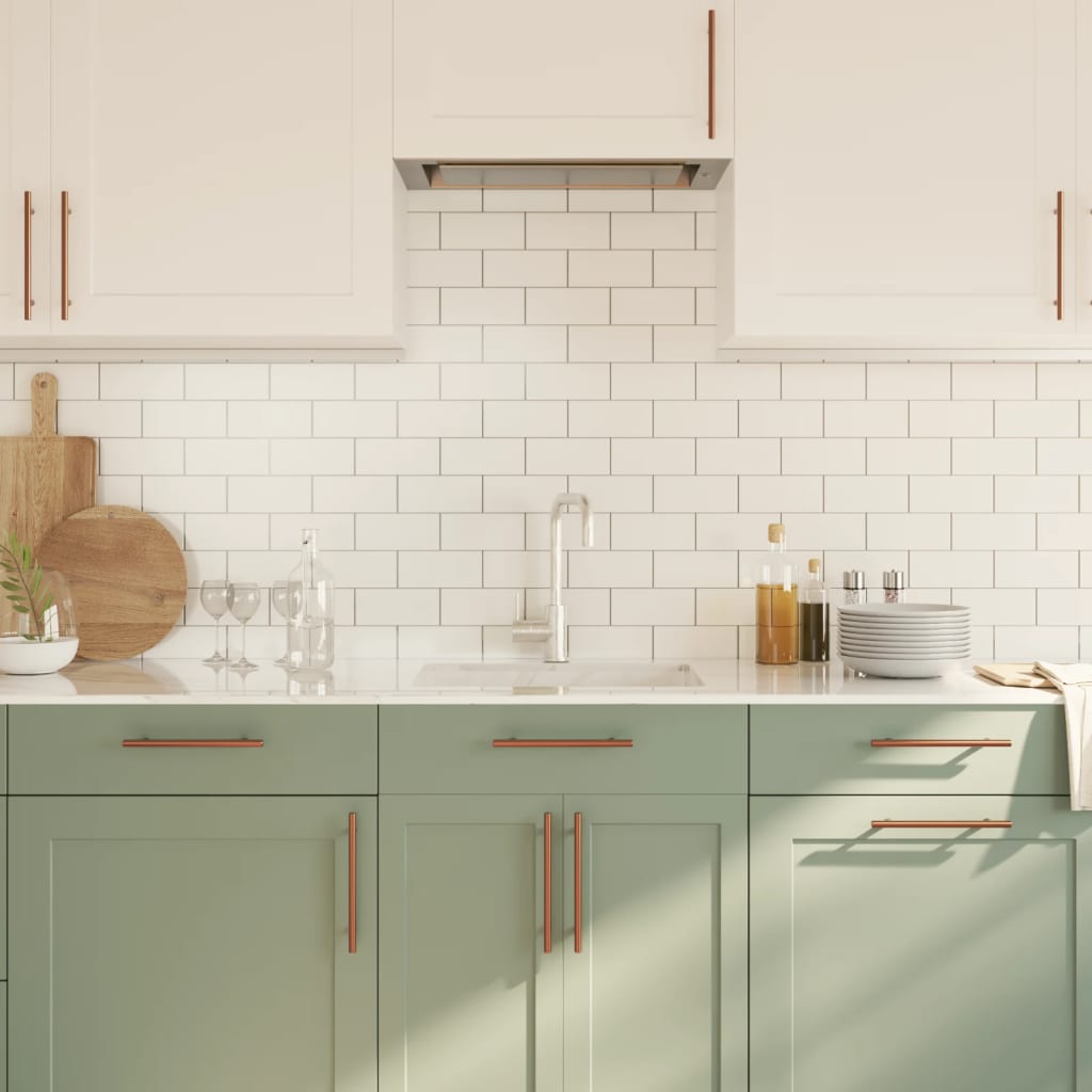 skabshåndtag 20 stk. 160 mm rustfrit stål bronzefarvet