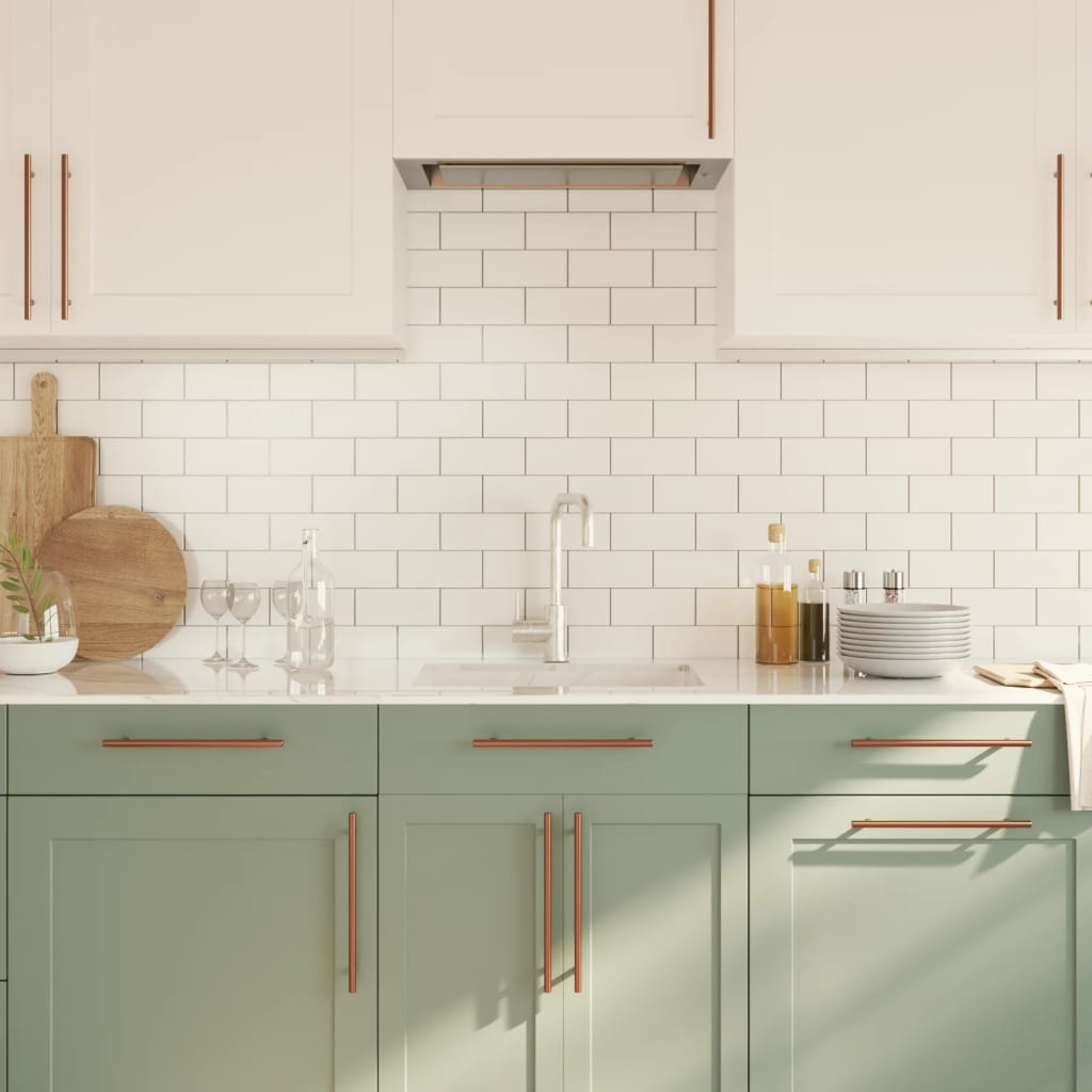 skabshåndtag 20 stk. 224 mm rustfrit stål bronzefarvet
