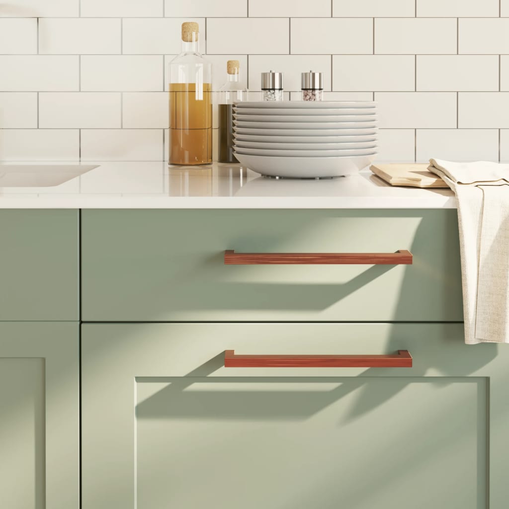 skabshåndtag 20 stk. 224 mm rustfrit stål bronzefarvet