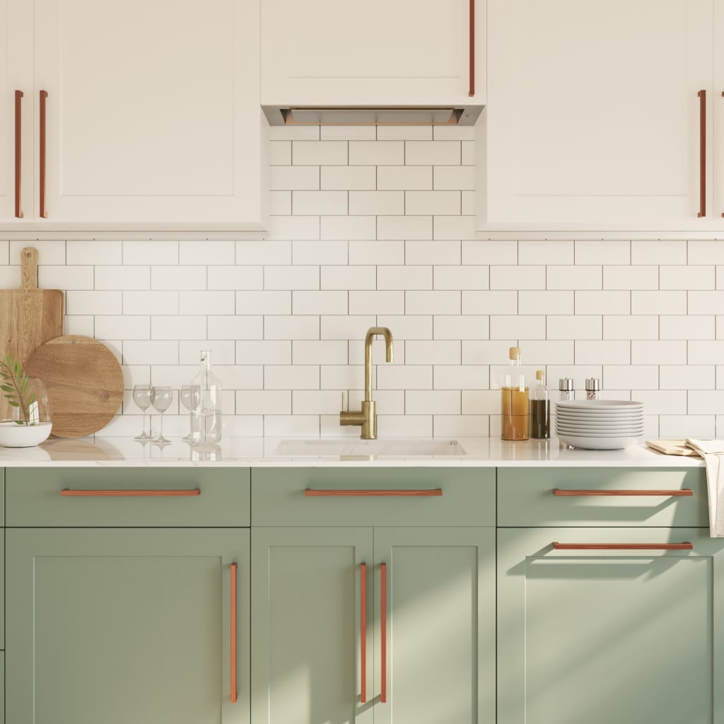 skabshåndtag 20 stk. 320 mm rustfrit stål bronzefarvet