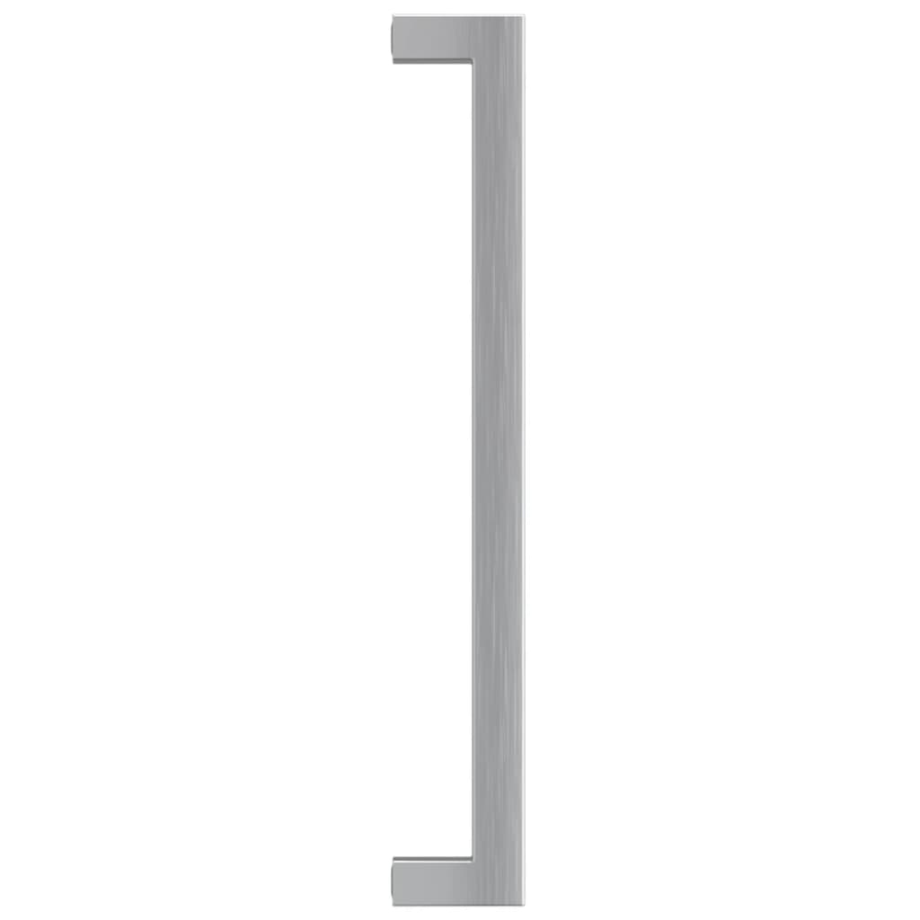 skabshåndtag 10 stk. 224 mm rustfrit stål sølvfarvet