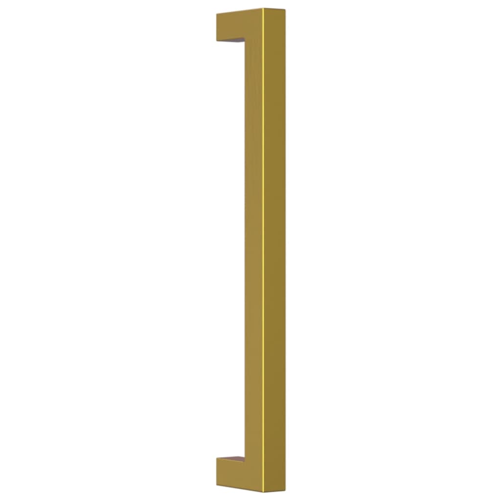 skabshåndtag 10 stk. 192 mm rustfrit stål guldfarvet
