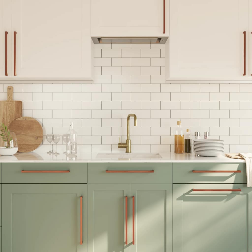 skabshåndtag 10 stk. 320 mm rustfrit stål bronzefarvet