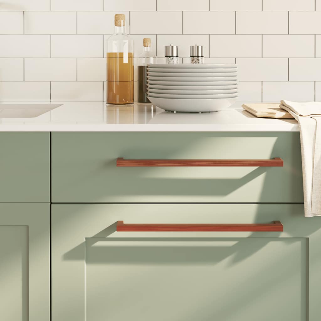 skabshåndtag 10 stk. 320 mm rustfrit stål bronzefarvet