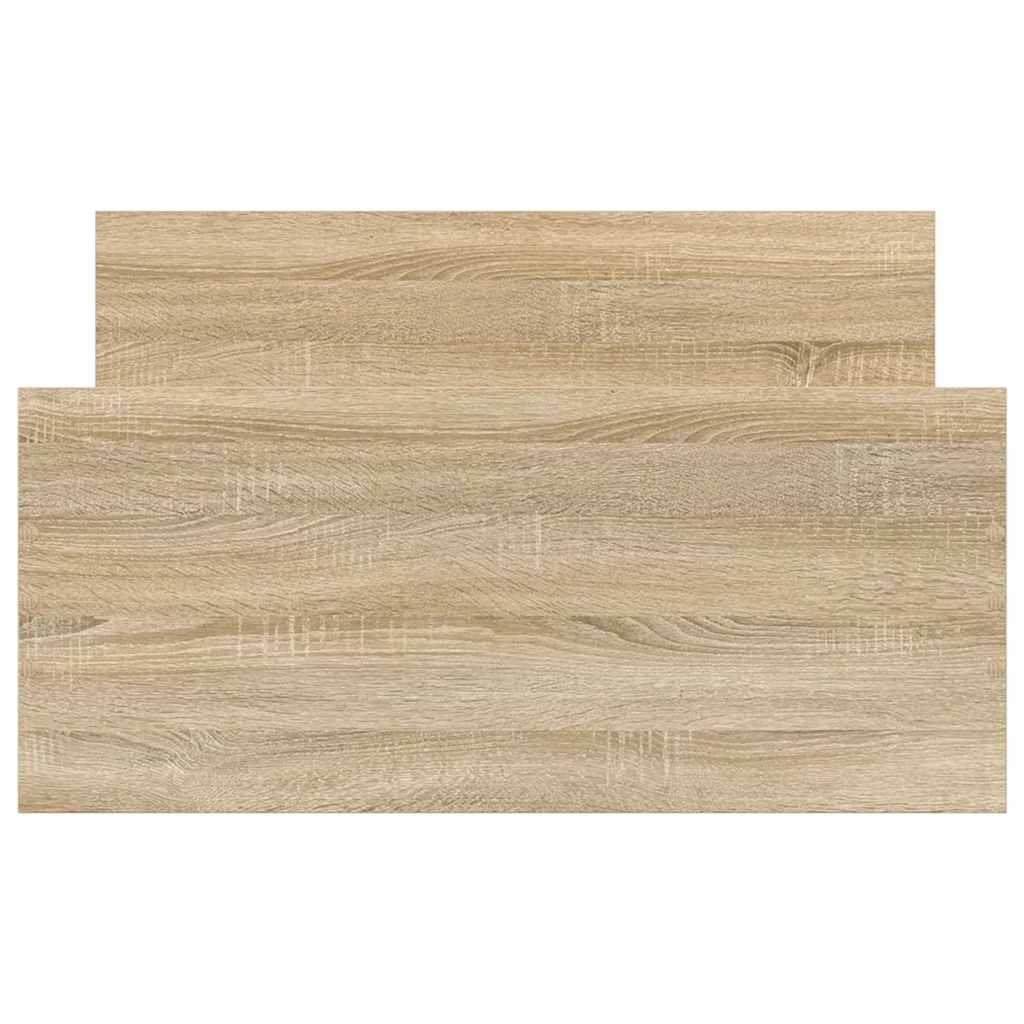sengeramme 90x200 cm uden madras konstrueret træ sonoma-eg