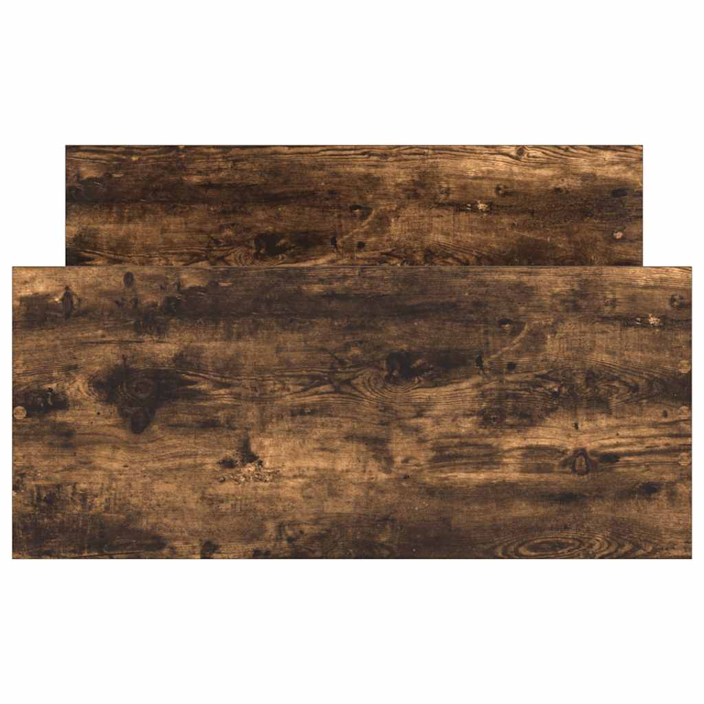 sengeramme 90x200 cm uden madras konstrueret træ røget eg