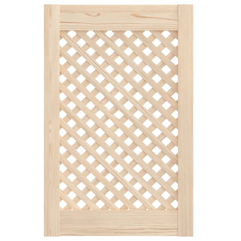 skabslåger 2 stk. 39,5x61,5 cm gitterdesign massivt fyrretræ