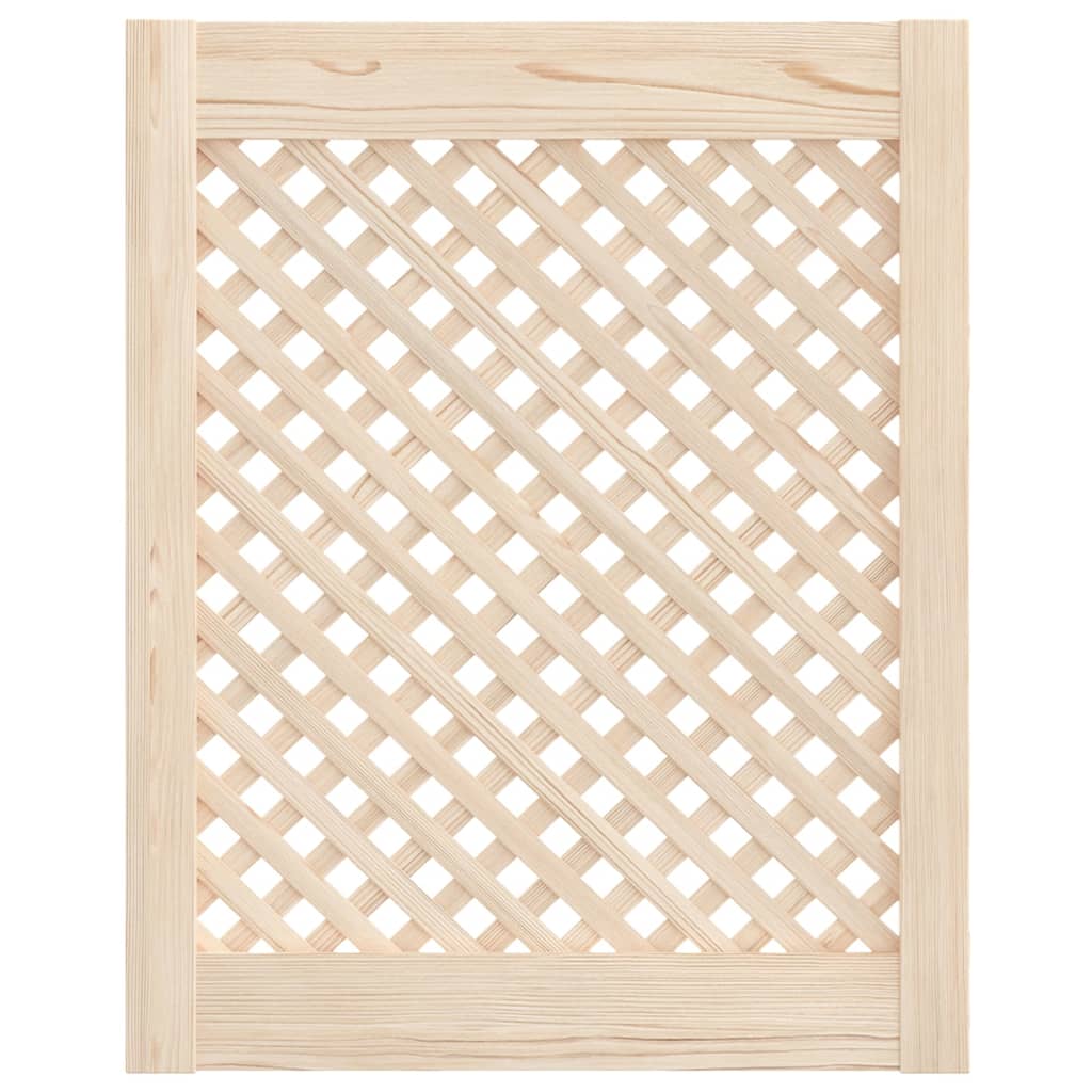 skabslåger 2 stk. 49,5x61,5 cm gitterdesign massivt fyrretræ