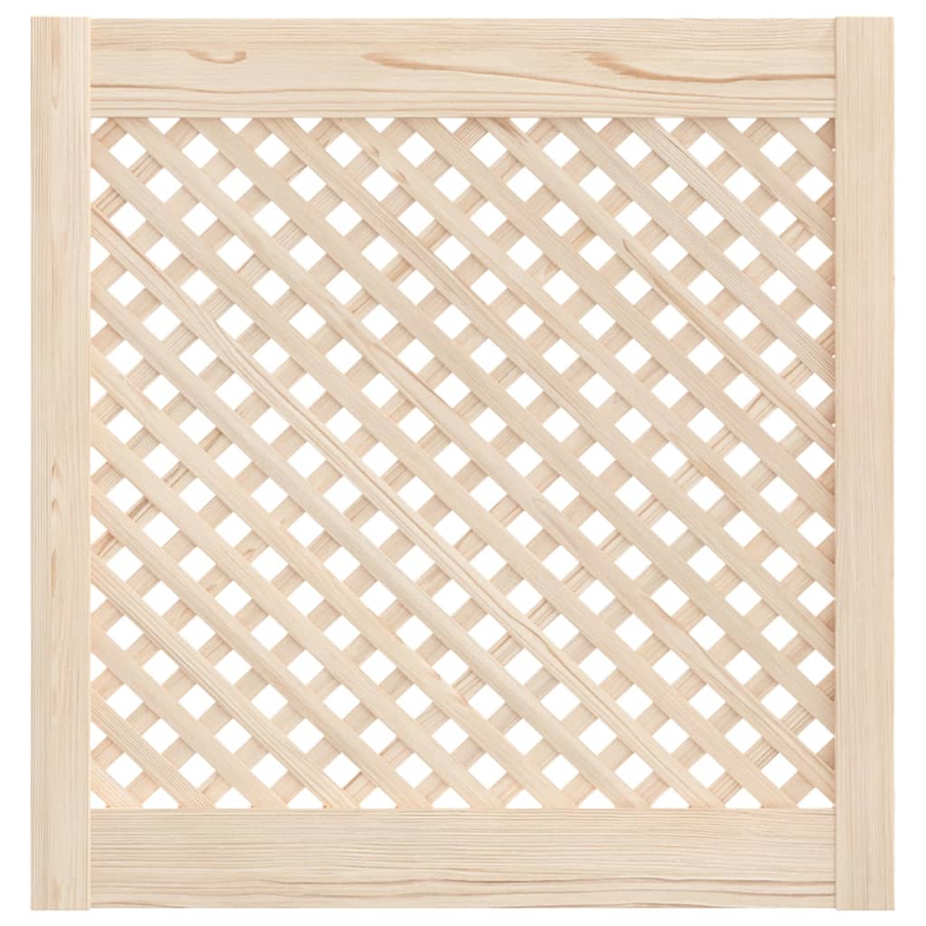 skabslåger 2 stk. 59,5x61,5 cm gitterdesign massivt fyrretræ