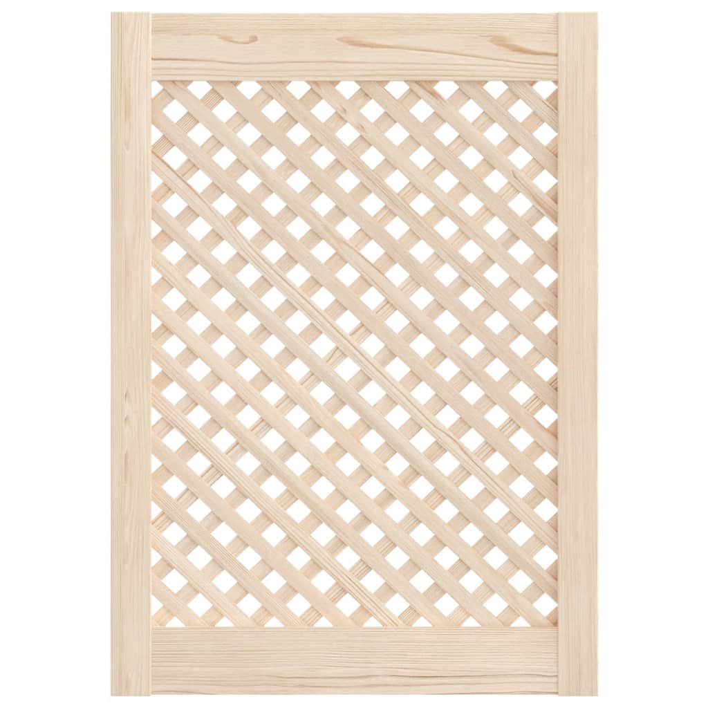 skabslåger 2 stk. 49,5x69 cm gitterdesign massivt fyrretræ