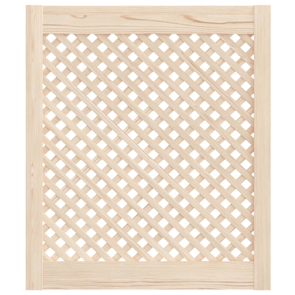 skabslåger 2 stk. 59,5x69 cm gitterdesign massivt fyrretræ