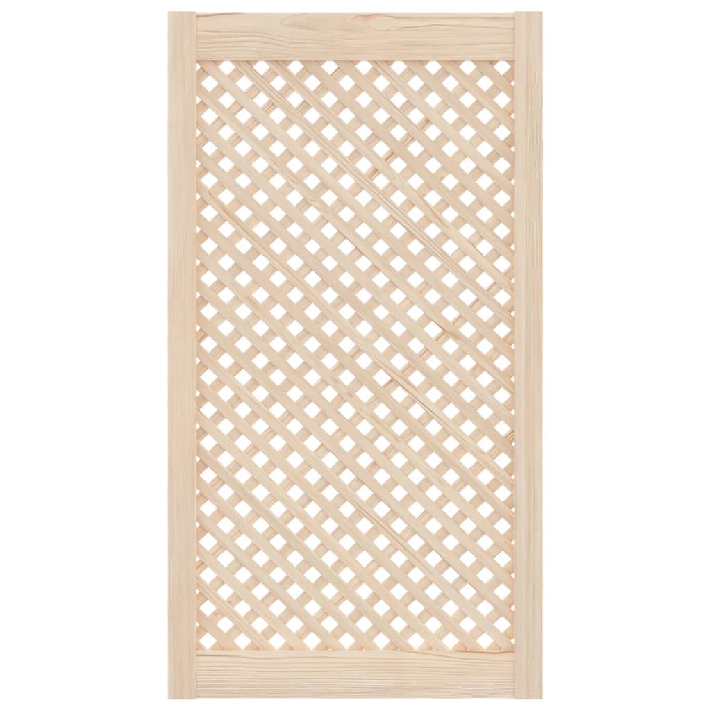 skabslåger 2 stk. 49,5x99 cm gitterdesign massivt fyrretræ