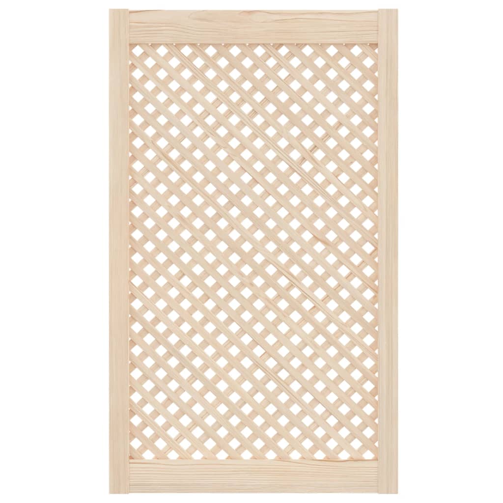 skabslåger 2 stk. 59,5x99 cm gitterdesign massivt fyrretræ