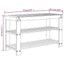 skostativ med 3 hylder 70x27,5x45 cm bambus