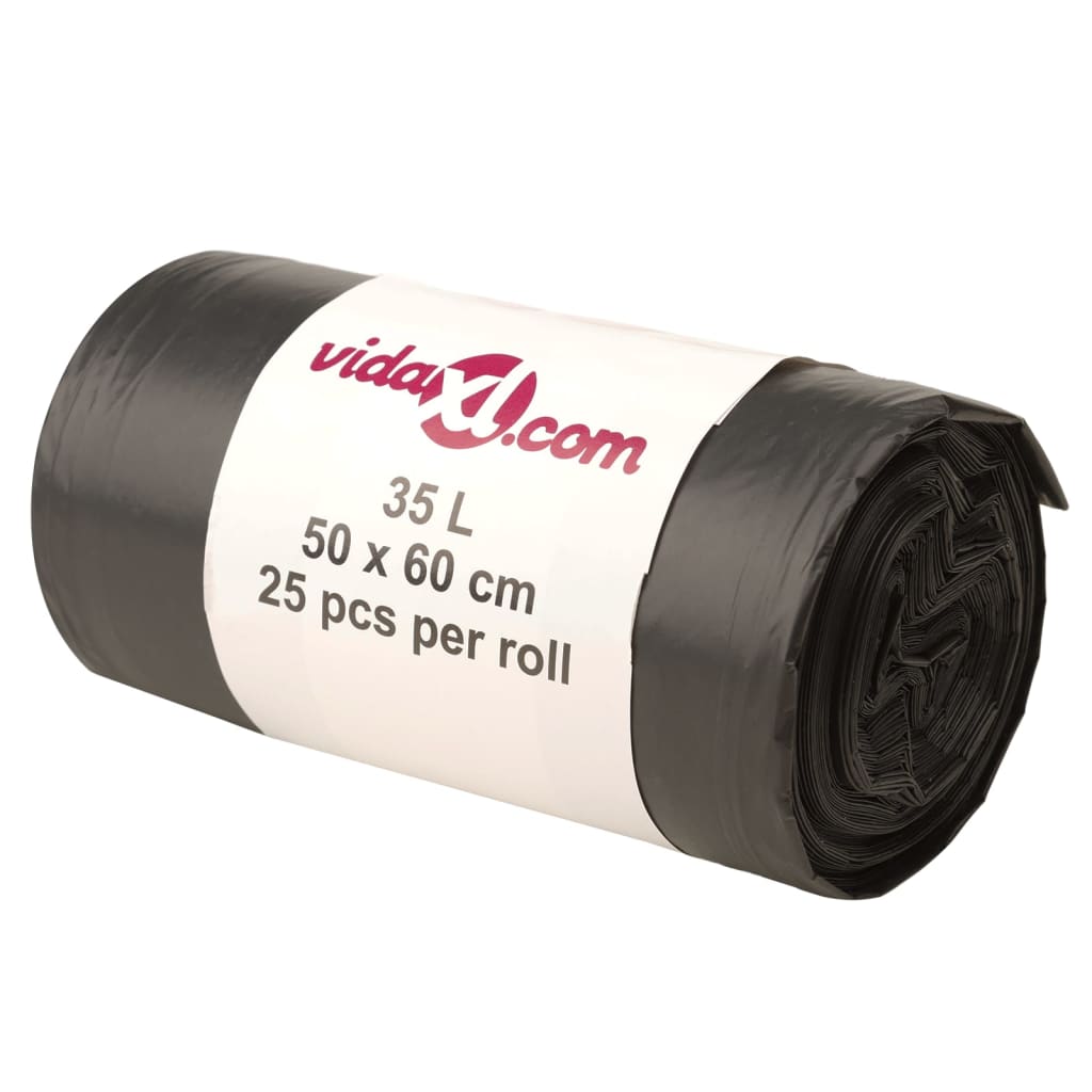 affaldsposer 250 stk. 35 l sort