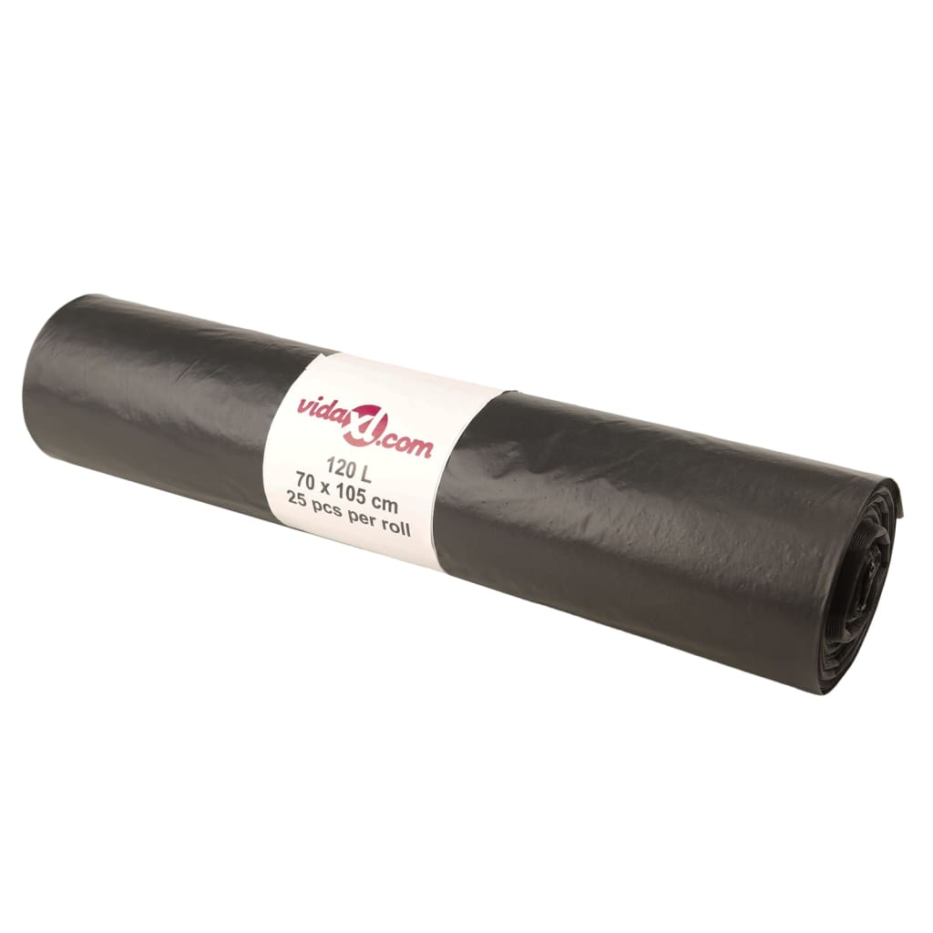affaldsposer 250 stk. 120 l sort