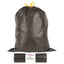affaldsposer med lukkesnor 250 stk. 35 l sort