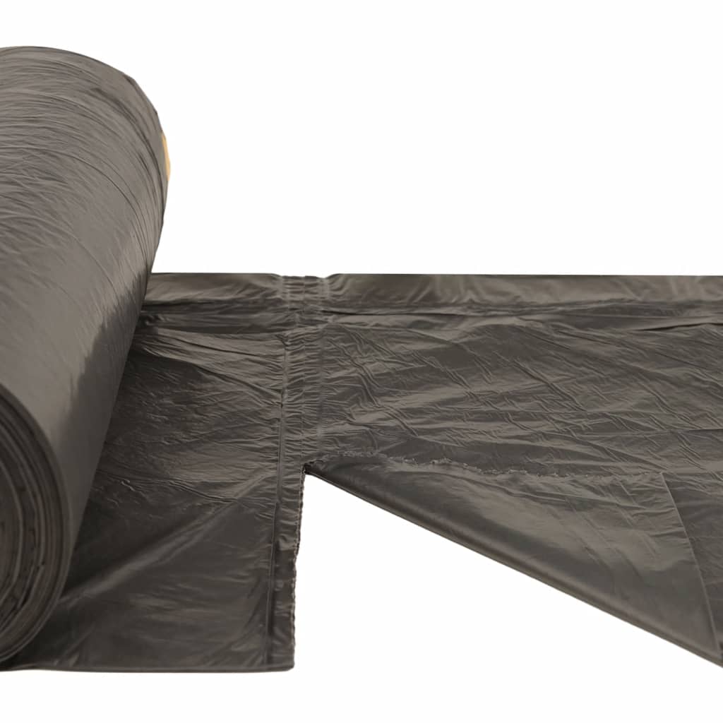 affaldsposer med lukkesnor 250 stk. 35 l sort