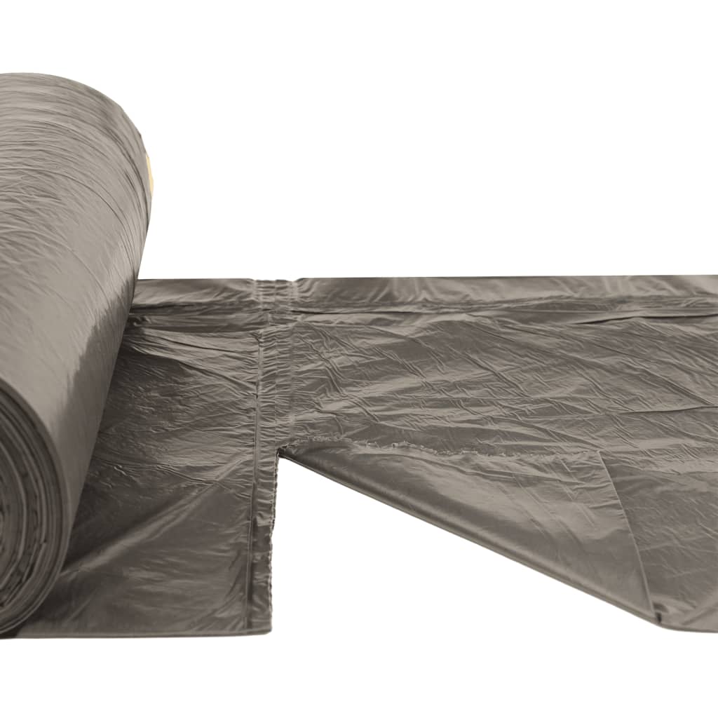affaldsposer med lukkesnor 250 stk. 60 l sort
